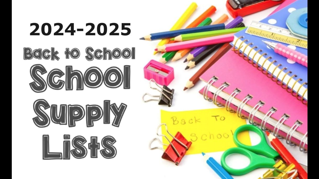 School Supply Lists Now Available